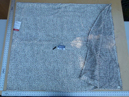 4 Ev6 2.4y Scalamandre Showroom Length Djebel Sable Woven Dot White Gray Taupe Cotton Blend MSRP USD 374/Y