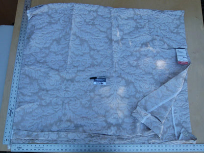 5 Ev6 2.4y Scalamandre Showroom Length Auguste Perle Creme Beige Jacquard MSRP USD 233/Y