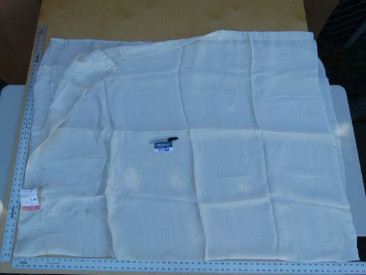 11 Ev6 2.4y Scalamandre Showroom Length Celeste Ivoire Ivory Solid Sheer Luminous MSRP USD 358/Y