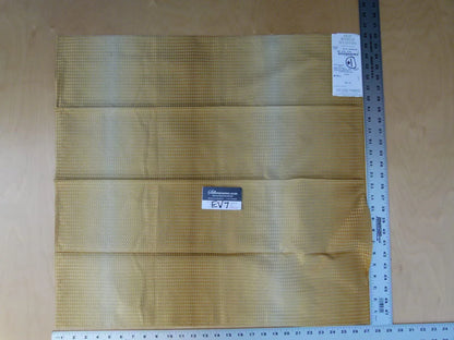 11 Ev7 Scalamandre Showroom Sample Square Dario Gold Geometric Stripe Silk Cotton Per Piece