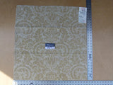 12 Ev7 Scalamandre Showroom Sample Square Vendome Ecru Tan Cotton Cut Velvet Floral #1