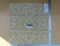 13 Ev7 Scalamandre Showroom Sample Square Vendome Ecru Tan Cotton Cut Velvet Floral #2