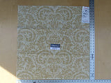 13 Ev7 Scalamandre Showroom Sample Square Vendome Ecru Tan Cotton Cut Velvet Floral #2