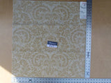 14 Ev7 Scalamandre Showroom Sample Square Vendome Ecru Tan Cotton Cut Velvet Floral #3