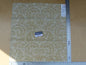 15 Ev7 Scalamandre Showroom Sample Square Vendome Ecru Tan Cotton Cut Velvet Floral #4