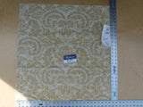 16 Ev7 Scalamandre Showroom Sample Square Vendome Ecru Tan Cotton Cut Velvet Floral #5