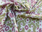 Scalamandre Tropical Ikat Bali Roses And Moss Red Pink And Green MSRP USD 270/y