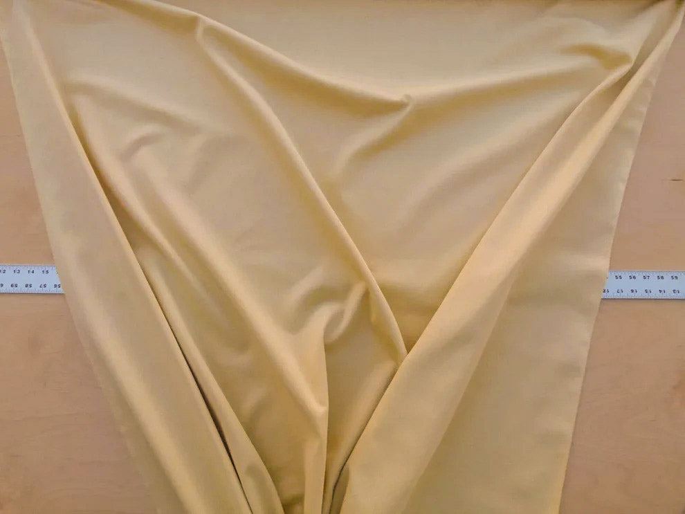 Scalamandre Eskimo Giallo Paglierino Straw Yellow Cotton Heavy Duty MSRP USD 150/Y bty