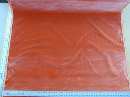 By Yard Scalamandre Pisanello Silk Velvet Shrimp Pink Orange Red MSRP USD 558/Y (copy)