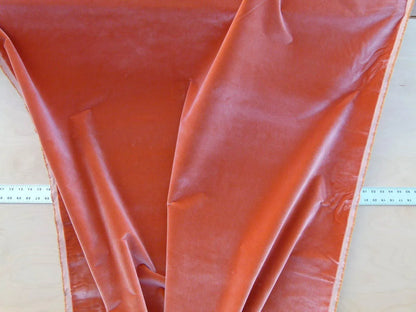 By Yard Scalamandre Pisanello Silk Velvet Shrimp Pink Orange Red MSRP USD 558/Y (copy)