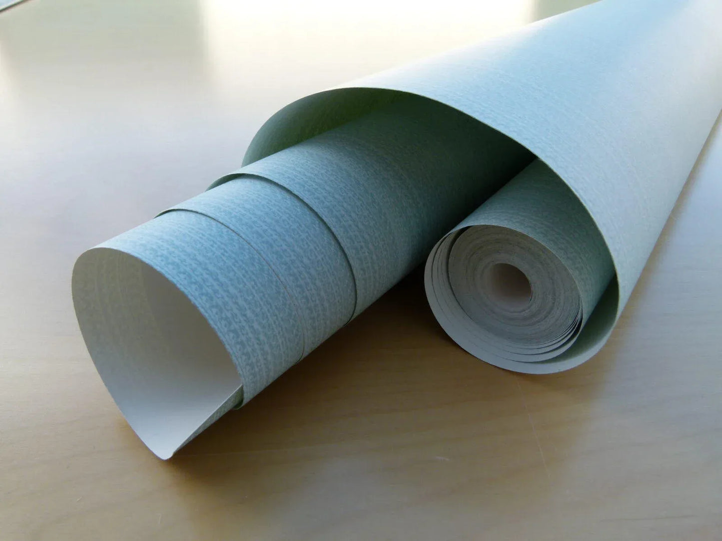 Aria Strie Aquamarine Pale Blue Wallpaper Scalamandre 5 Yards Single Roll MSRP USD 126/single Roll