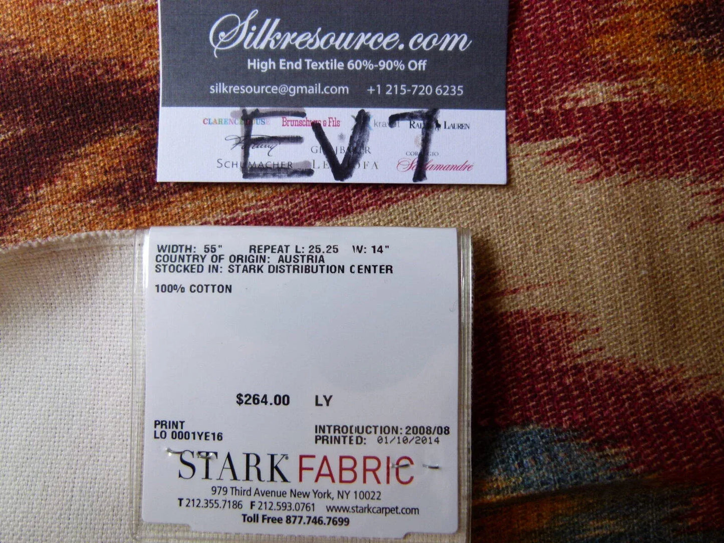 27 Ev7 Scalamandre Showroom Sample Square Bhutan Ikat Suzani Red/blue/multi Heavy Cotton MSRP USD 280/Y