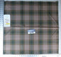 10 Ev8 Scalamandre Showroom Sample Square St. Andrews Olive Green Brown Plaid Wool