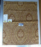 14 Ev8 Scalamandre Showroom Sample 32"x26" Siegfried Spice Brown Gold Floral Foliage