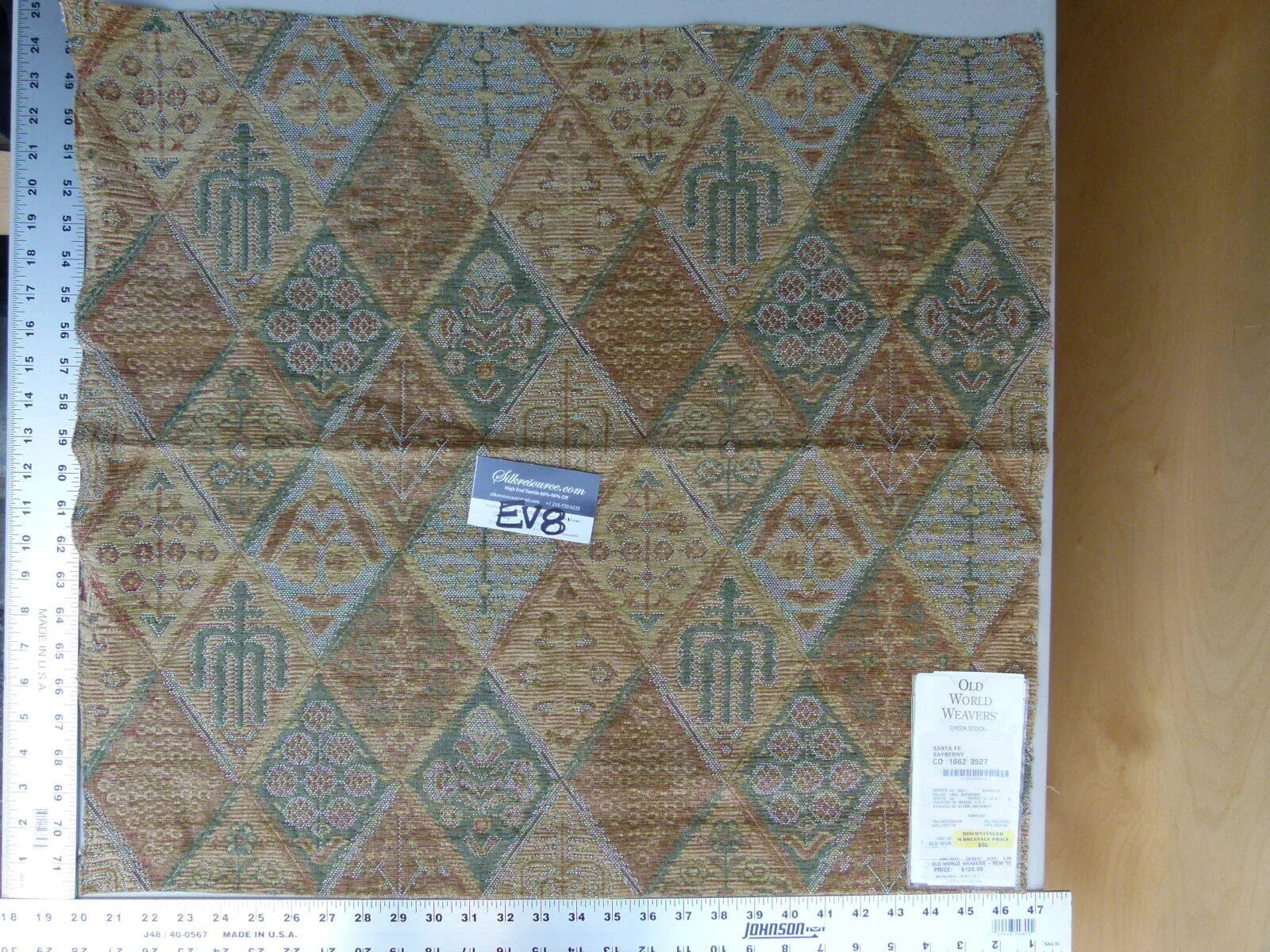 Scalamandre Santa Fe - Bayberry Brown Green Tan