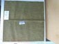 5 Ev9 Scalamandre Showroom Sample Square Meryl Spruce Green Tan Woven Stripe
