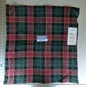 5 Ev10 Scalamandre Showroom Sample Square Shannon Spruce Multi Green Red Plaid MSRP USD 198/Y