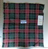 5 Ev10 Scalamandre Showroom Sample Square Shannon Spruce Multi Green Red Plaid MSRP USD 198/Y