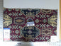 9 Ev10 Scalamandre Showroom Sample 16"x26" Bukhara Dark Multi Colors MSRP USD 156/Y