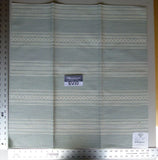 11 Ev10 Scalamandre Showroom Sample Square Aidan Sea Breeze Pale Green Geometric Stripe