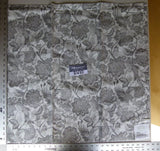 15 Ev10 Scalamandre Showroom Sample Square Sankaty Charcoal Gray Sunbrella Indoor Outdoor Bird Floral