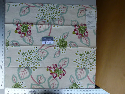 Scalamandre Miranda Rose Cotton - Green