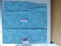28 Ev11 Scalamandre Showroom Sample Square Colette Turquin Turquoise Blue Jacquard Reversible