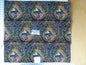 48 Ev11 Scalamandre Showroom Sample Square Medievel Crest Blue Tapestry