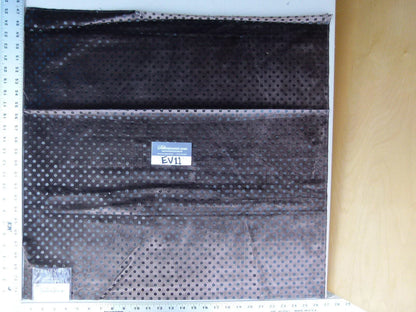 51 Ev11 Scalamandre Showroom Sample Square Flash Ombre Grey Velvet Black Sequins