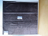 51 Ev11 Scalamandre Showroom Sample Square Flash Ombre Grey Velvet Black Sequins