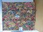 56 Ev11 Scalamandre Showroom Sample Square Flanders Banquet Floral Tapestry Pink Blue Tan #1