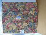 56 Ev11 Scalamandre Showroom Sample Square Flanders Banquet Floral Tapestry Pink Blue Tan #1