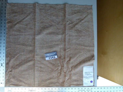 4 Ev12 Scalamandre Showroom Sample Square Herringbone Chenille Melon Brown