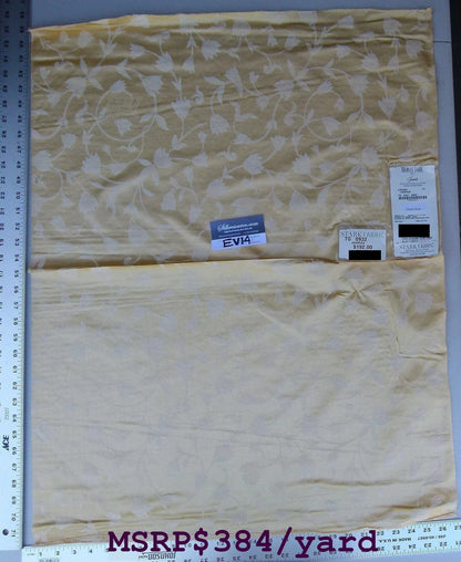 12 Ev14 Scalamandre Sample Square Jharksa Primose Gold