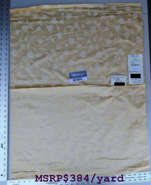 12 Ev14 Scalamandre Sample Square Jharksa Primose Gold