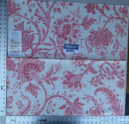 29 Ev14 Scalamandre Sample Square Garibaldi Fragola