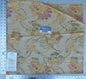 39 Ev14 Scalamandre Sample Square Emilia Multi On Beige