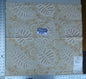 42 Ev14 Scalamandre Sample Square Fossils Rust On Beige