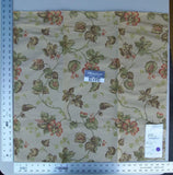 25 Ev15 Scalamandre Showroom Sample Square Lucinda Biscuit Floral Vine Old World Weavers MSRP USD 176/Y