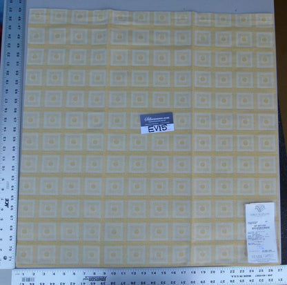 32 Ev15 Scalamandre Showroom Sample Square Counterpoint Lemondrop Outdoor Olefin Yellow Geometric