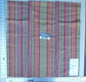 36 Ev15 Scalamandre Showroom Sample Square Missouri Stripe Sand Cotton Jute Green Red Blue