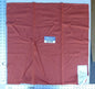 37 Ev15 Scalamandre Showroom Sample Square Ari Rust Dark Orange Linen Viscose Solid