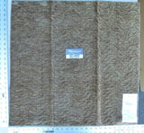 44 Ev15 Scalamandre Showroom Sample Square Keeton Expresso Brown Chenille Woven Wave