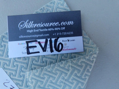 14 Ev16 Scalamandre Various Light Blue And White