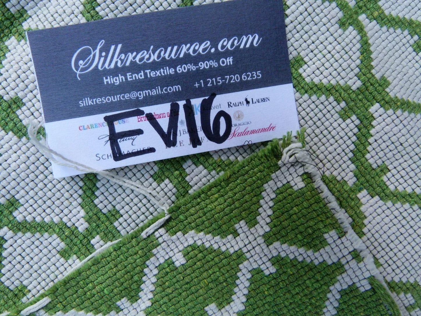 25 Ev16 Scalamandre Various Green And White