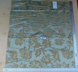 6 Ev17 Scalamandre Sample Square Samarcand Green Yellow