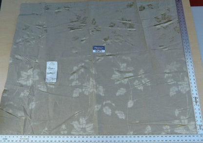 8 Ev17 Scalamandre Sample Square Shangai Parsnip Yellow