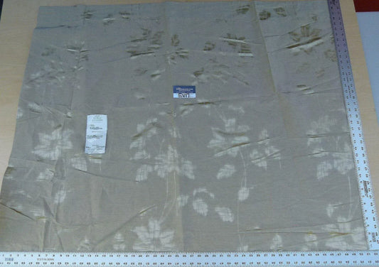 8 Ev17 Scalamandre Sample Square Shangai Parsnip Yellow