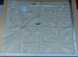 10 Ev17 Scalamandre Sample Square Lampedusa Champagne Damask Yellow 1yard+ MSRP USD 470/Y