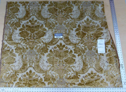 17 Ev17 Scalamandre 1.1y Corda Matisse Bronze Showroom Length Gold Yellow MSRP USD 494/Y